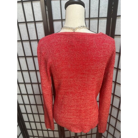 No Boundaries Womens Long Sleeve Red Knot Front Sweater XXXL - Picture 3 of 4